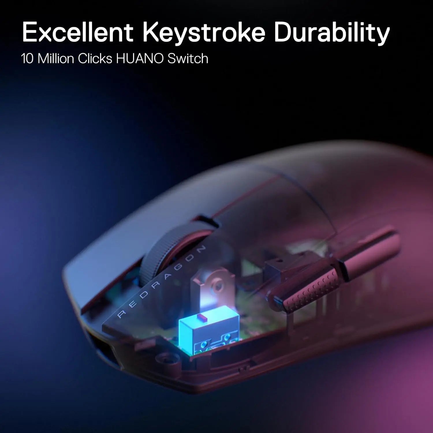 Redragon M916 Wireless Gamer Mouse, 49G Ultra-Light 8K DPI 2.4G Wireless Gaming Mouse w/Ergonomic Natural Grip Build Lootquake LLC  Techno geeks