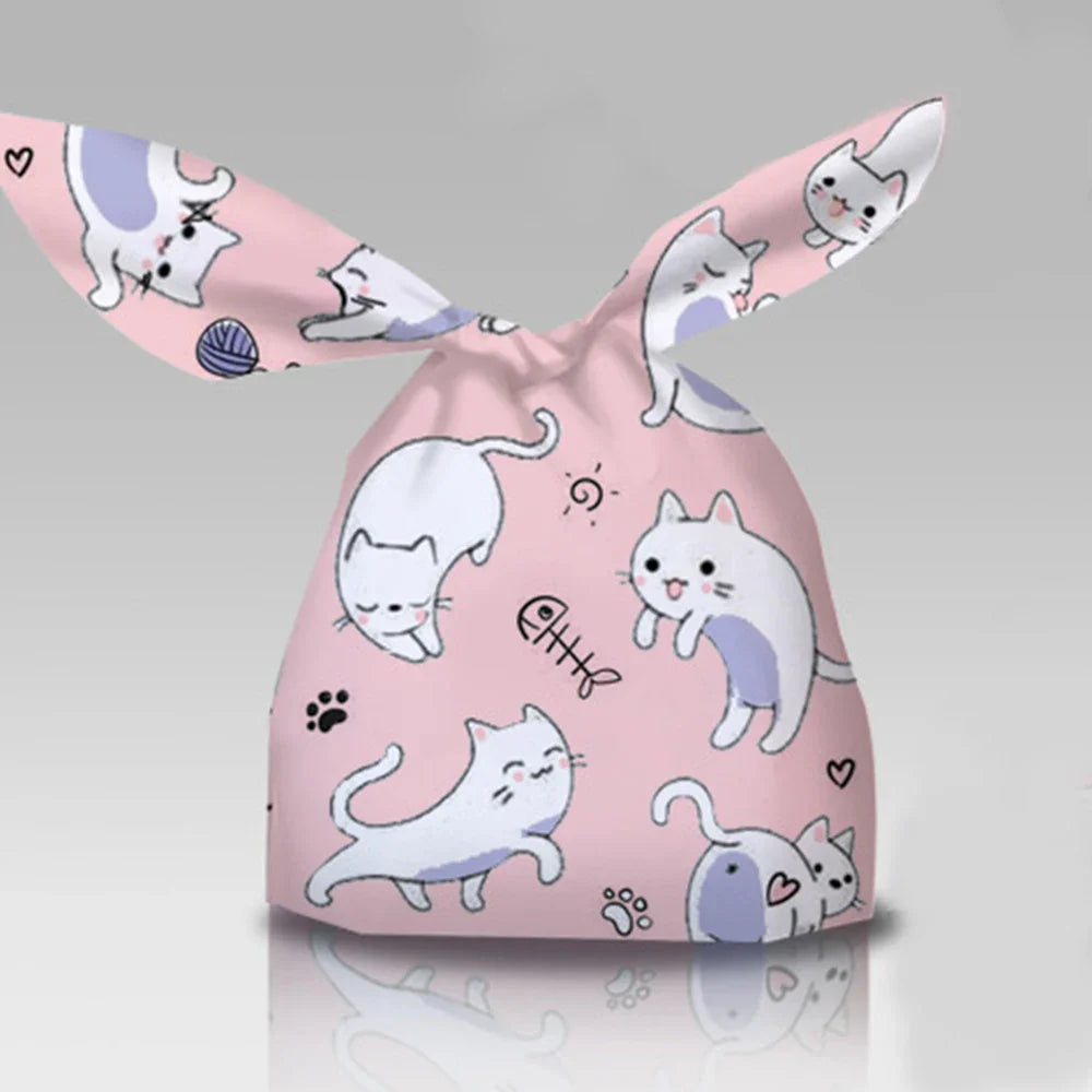 50Pcs Easter Rabbit Ear Bags Cookie Candy Gift Plastic Bags Pouch Baking Packaging for Biscuits Easter Decoration 2024 Birthday Lootquake LLC  Techno geeks