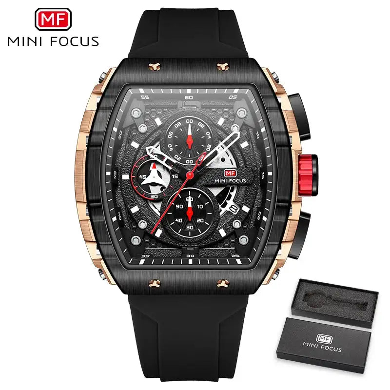 Sports Mens Watches Top Brand Luxury Waterproof Quartz Watch for Men Silicone Strap Fashion Wristwatches Relogio Masculino 0399G Lootquake LLC  Techno geeks