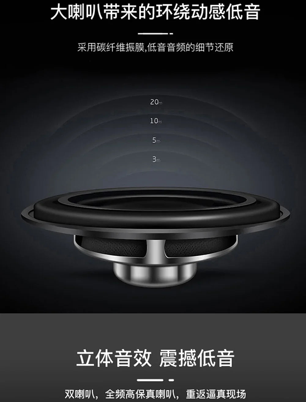 1 Pairs Portable Wired Bluetooth Speakers Wired Bass Stereo Subwoofer Speaker For Laptop Smartphones Desktop MP4 MP3 Players Lootquake LLC  Techno geeks