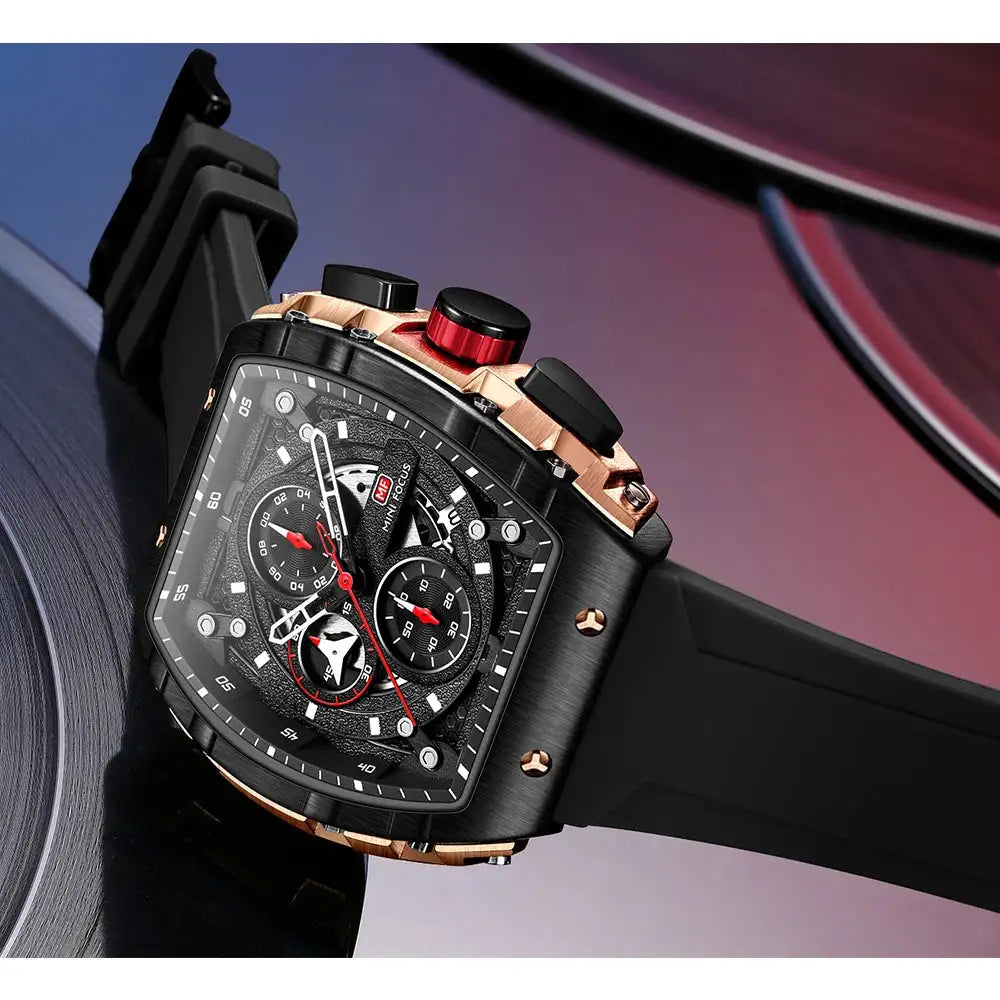 Sports Mens Watches Top Brand Luxury Waterproof Quartz Watch for Men Silicone Strap Fashion Wristwatches Relogio Masculino 0399G Lootquake LLC  Techno geeks