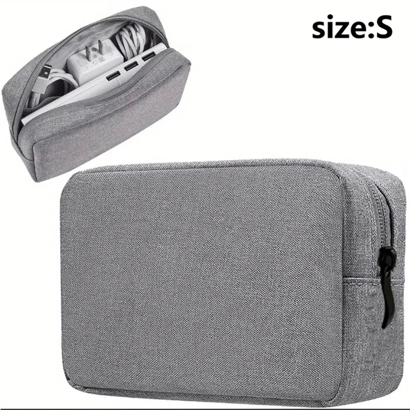 Waterproof Digital Accessories Storage Bag Large Capacity Portable Travel Carrying Organizer Bag for Mobile Phone USB Cable Band Lootquake LLC  Techno geeks