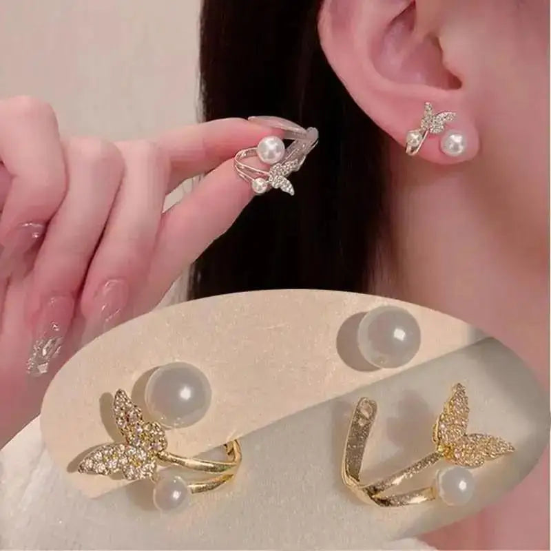 925 Silver Needle Korean Fashion Camellia Flower Earrings For Women Jewelry 2025 Trending Women's Black White Stud Earrings Gift Lootquake LLC  Techno geeks