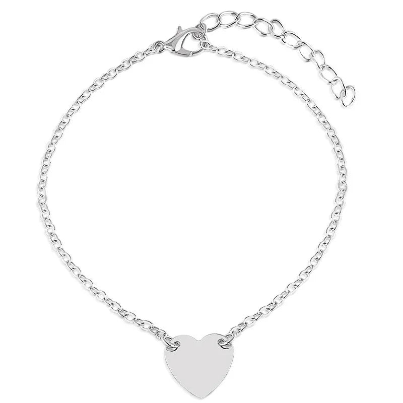 Silver color Stars Anklet Double Layer plated Charms Ankle Bracelet Jewellery Anklets For Women Foot Jewelry Love 2023 new hot Lootquake LLC  Techno geeks