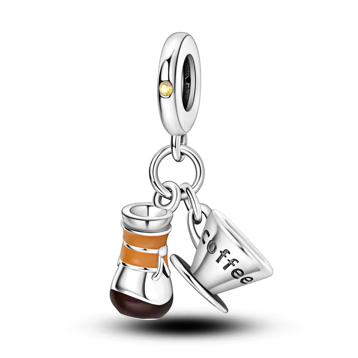 Coffee Cup Charms 925 Silver Beads For Woman Fit Original Bracelet Making Fashion Jewelry Lootquake LLC  Techno geeks