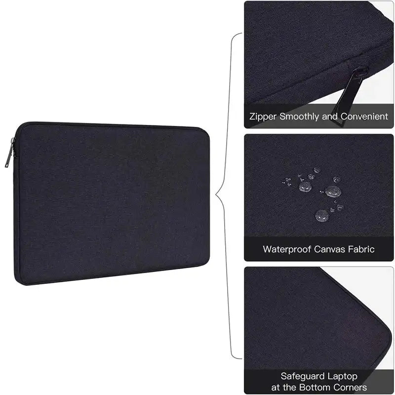 Portable Laptop Sleeve Bag Case Soft Cover 11 12 13 14 15 15.6 Inch for Macbook Huawei Xiaomi HP Dell Lenovo Laptop Handbag Lootquake LLC  Techno geeks