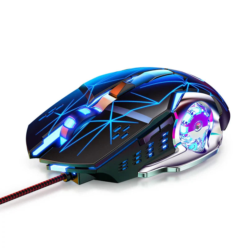 G15 Mechanical Gaming Mouse 7-Color Breathing Light Wired Laptop USB Desktop Office Computer Gaming Mouse Mute Lootquake LLC  Techno geeks