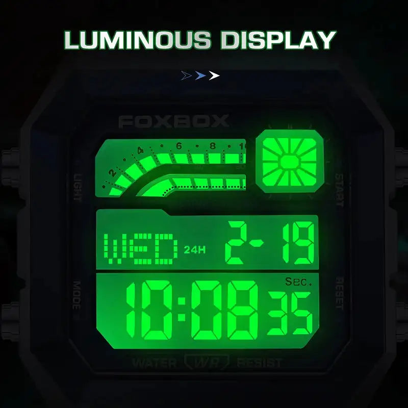 LIGE 2025 Men's watches Luxury LED Luminous Date Wristwatch Waterproof Sports Square  Casual Quartz Watches male reloj hommes Lootquake LLC  Techno geeks