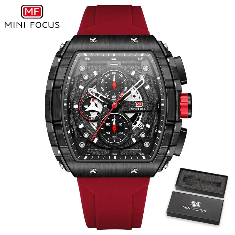 Sports Mens Watches Top Brand Luxury Waterproof Quartz Watch for Men Silicone Strap Fashion Wristwatches Relogio Masculino 0399G Lootquake LLC  Techno geeks