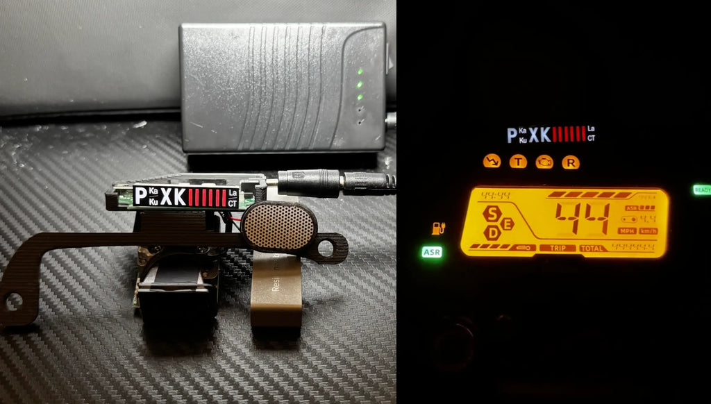 (ORDERING IS TEMPORARY CLOSED RED DES) Universal Radar Detector (Battery Pack) EZE Racing  Techno geeks