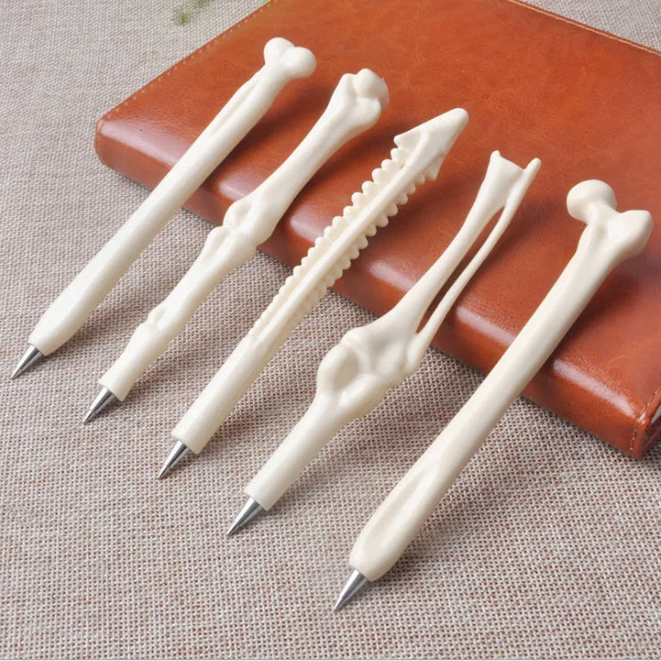 1 Pieces Lytwtw's Creative Ballpoint Pen Human Bones Funny School Office Supplies Novelty Gift Reward Cute Kawaii Refill Lootquake LLC  Techno geeks