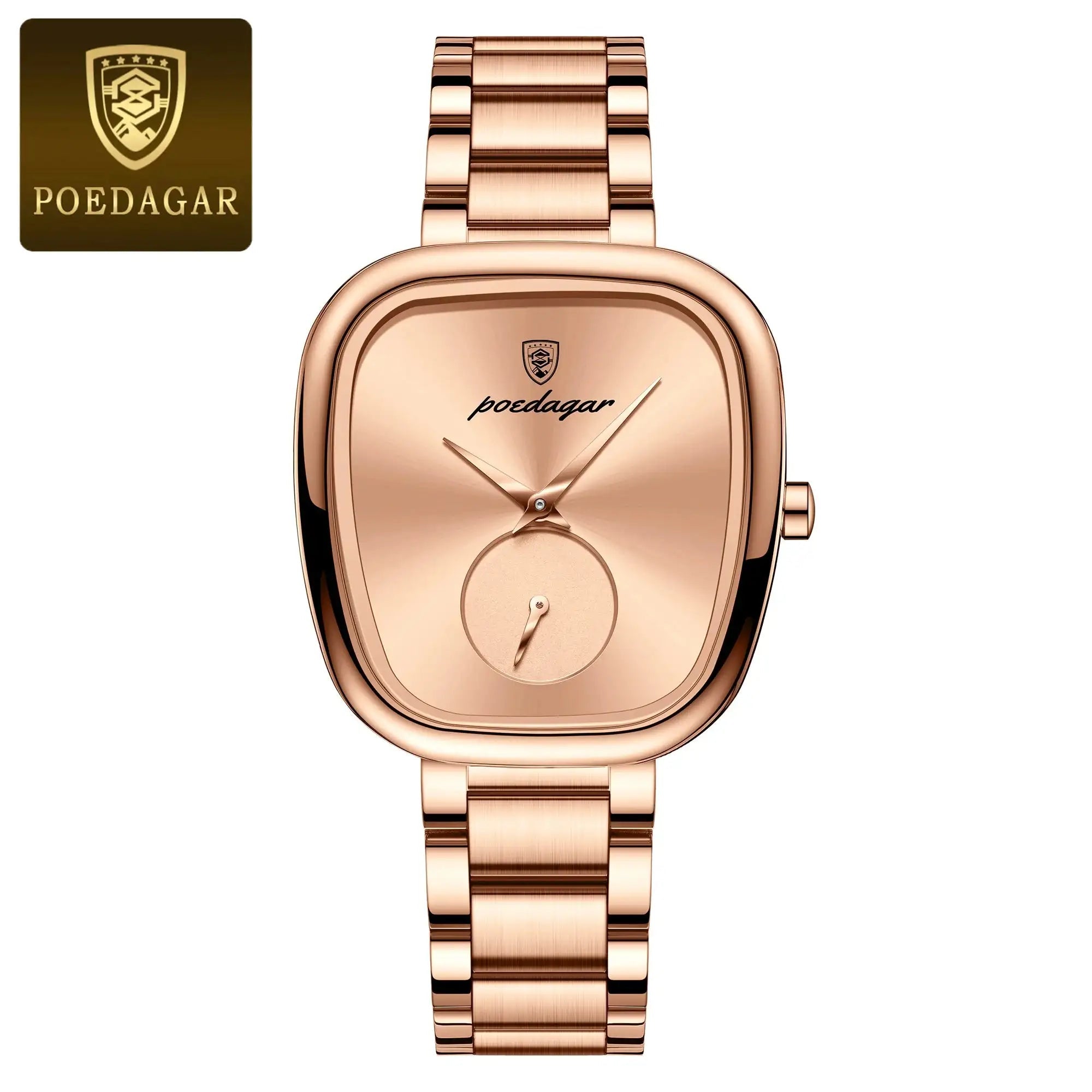POEDAGAR Luxury Watch for Woman Waterproof Stainless Steel Quartz Ladies Watch High Quality Women's Watches Elegant Female Clock Lootquake LLC  Techno geeks