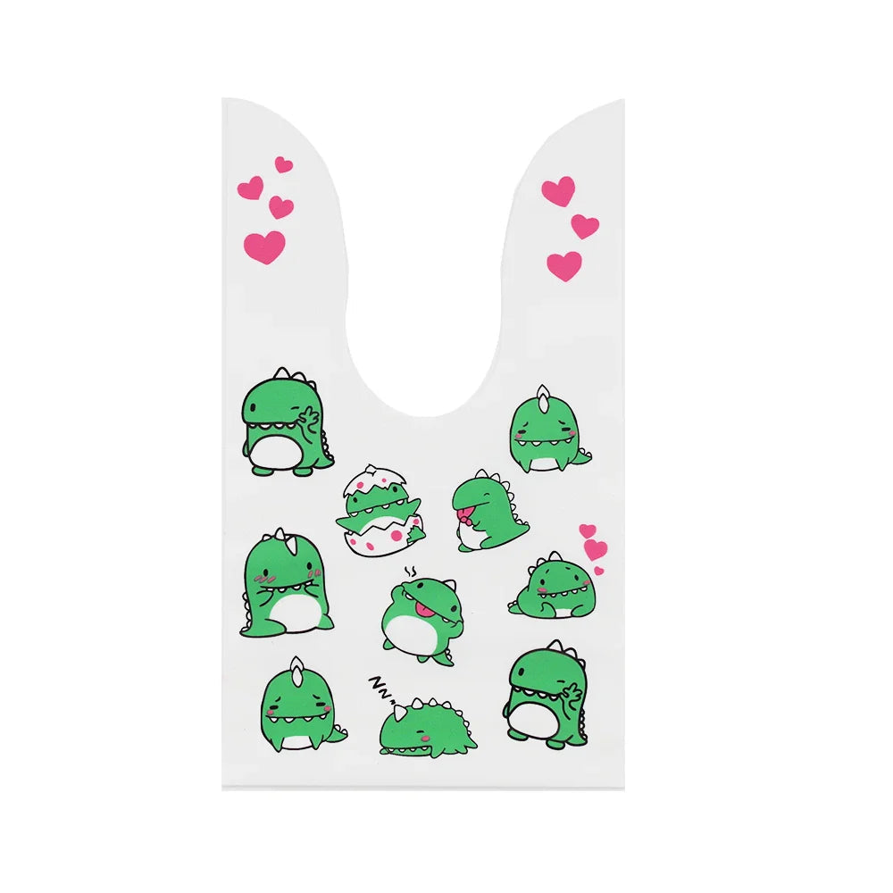 50Pcs Easter Rabbit Ear Bags Cookie Candy Gift Plastic Bags Pouch Baking Packaging for Biscuits Easter Decoration 2024 Birthday Lootquake LLC  Techno geeks