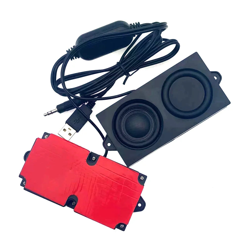 1 Pairs Portable Wired Bluetooth Speakers Wired Bass Stereo Subwoofer Speaker For Laptop Smartphones Desktop MP4 MP3 Players Lootquake LLC  Techno geeks
