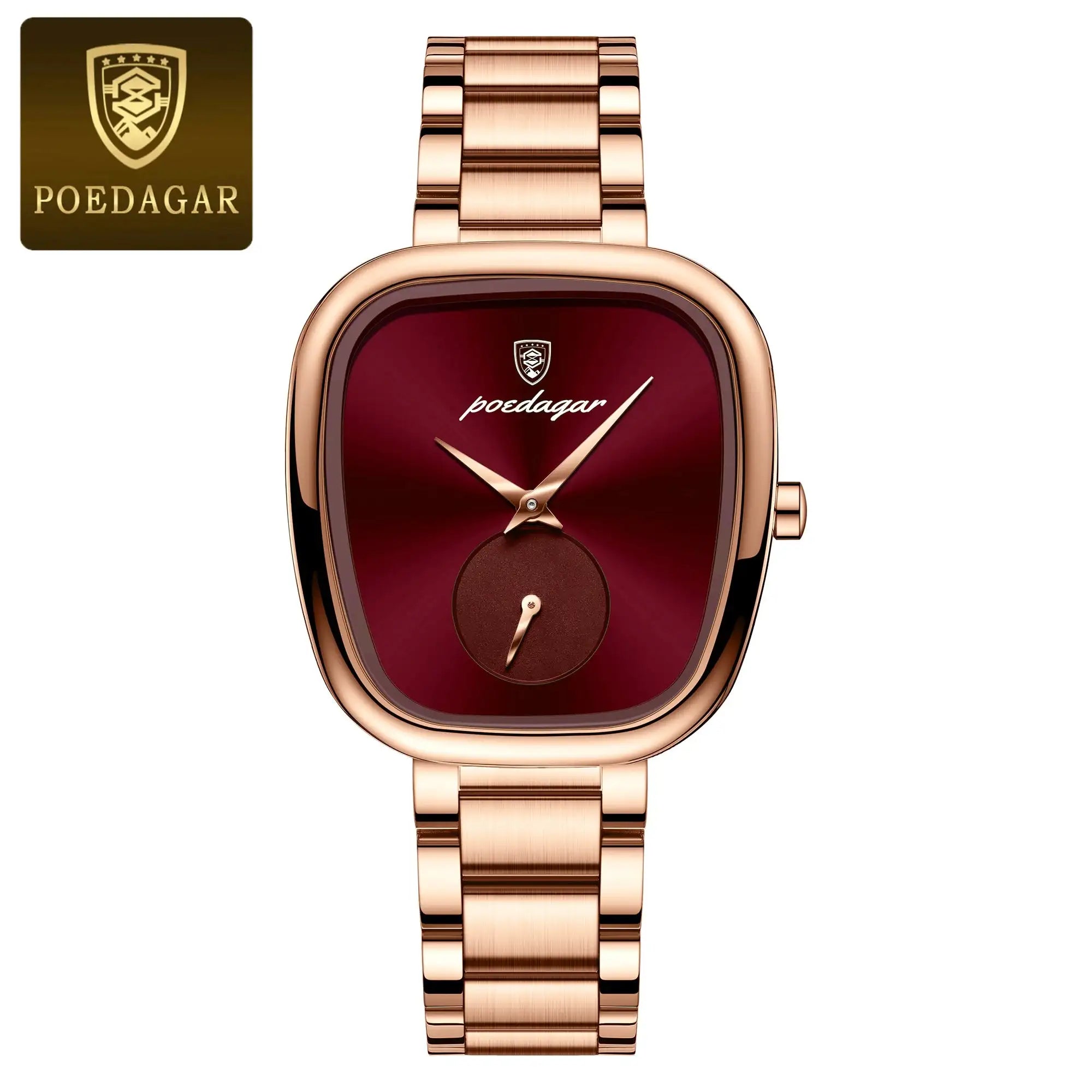 POEDAGAR Luxury Watch for Woman Waterproof Stainless Steel Quartz Ladies Watch High Quality Women's Watches Elegant Female Clock Lootquake LLC  Techno geeks