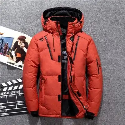 -20 Degree Winter Down Coat Men White Duck Down Parkas Jacket Mens Thick Warm Snow Parka Jacket Overcoat Windbreaker Warm Parkas Lootquake LLC  Techno geeks