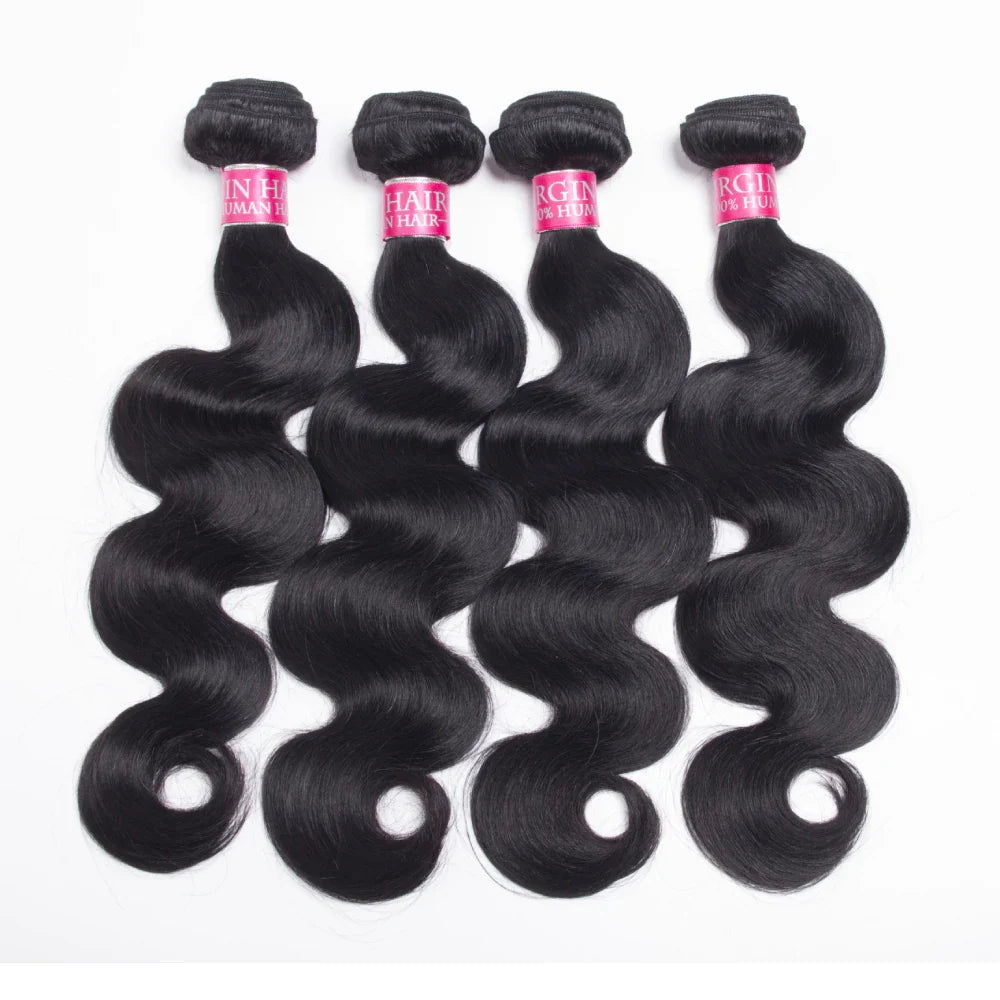 Natural Black Body Wave Bundles super tiny forest  Techno geeks