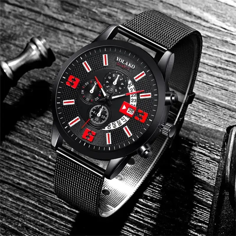 Watches Mens Fashion Calendar Lootquake LLC  Techno geeks