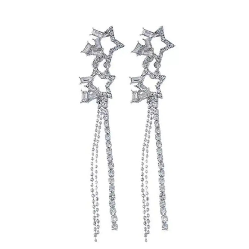 XINGX Water Drop Tassel Earrings Earrings Simple Lootquake LLC  Techno geeks