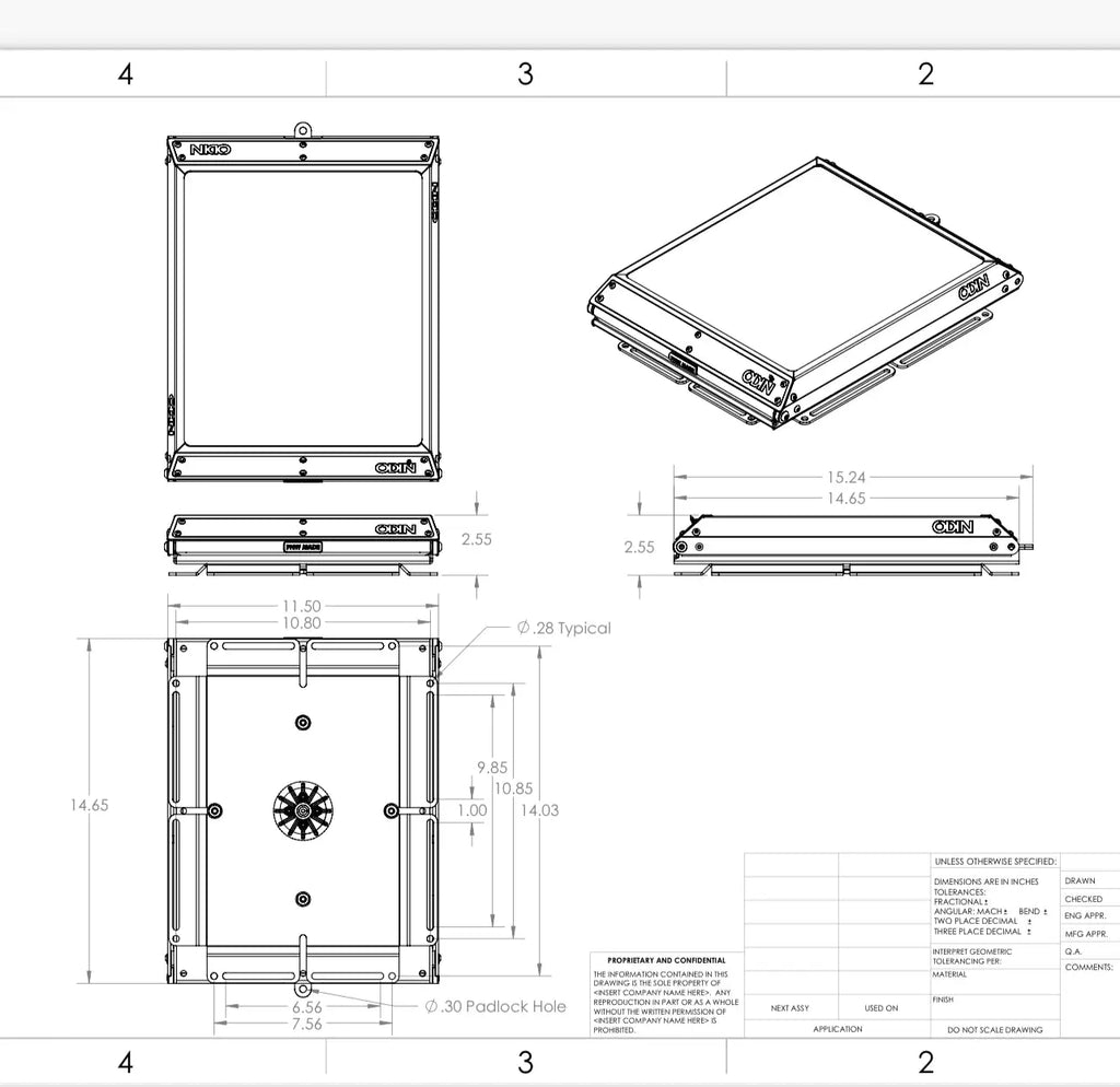 Starlink Mini Tuff Mount Odin Hardware  Techno geeks