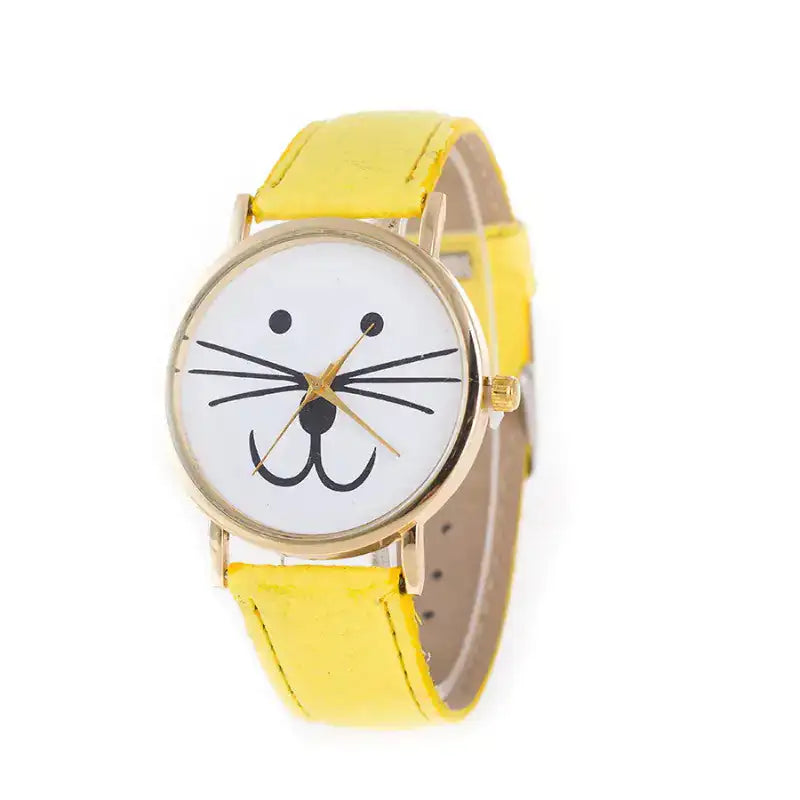 Mr. Whiskers Cat Watches 9 lives And 9 colors Lootquake LLC  Techno geeks