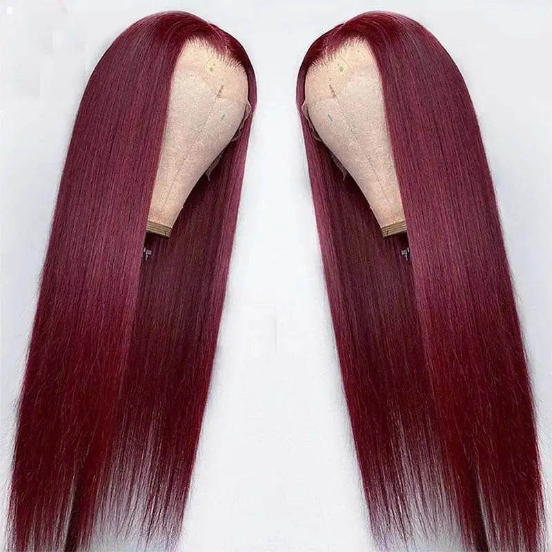 Full Headgear Long Straight Front Lace Wig Smooth Hair Lootquake LLC  Techno geeks