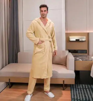 Men's Fibre Velvet Gown Set Lootquake LLC  Techno geeks