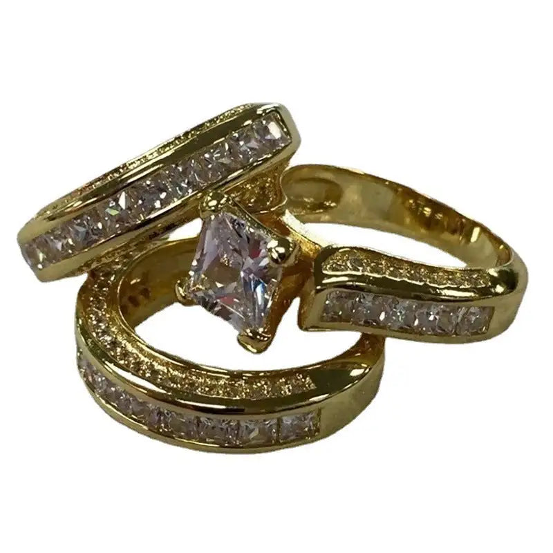 White Zircon Commemorative Women's Love Ring Lootquake LLC  Techno geeks