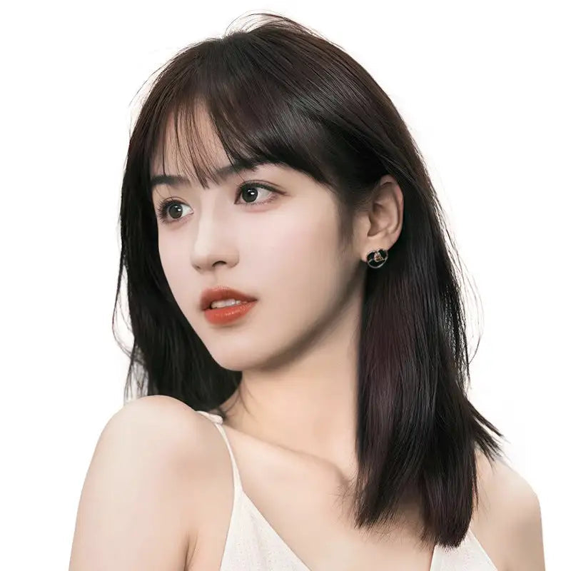 Women's Hand Woven Double Delivery Needle Wig Sheath Real Human Hair Silk Sleeve Lootquake LLC  Techno geeks