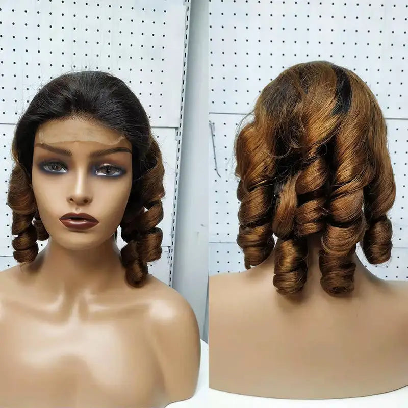 Double Drawn Funmi Hair Wigs  Lace Wig Spring Curly Lootquake LLC  Techno geeks