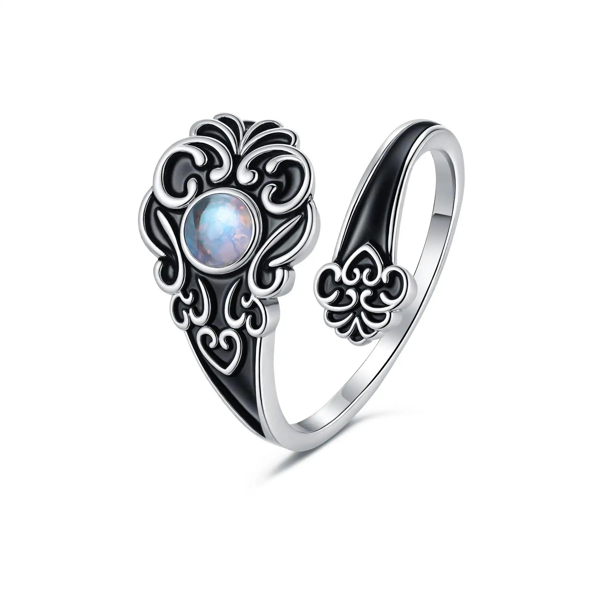 Retro Old Love Opal Ring For Women Lootquake LLC  Techno geeks