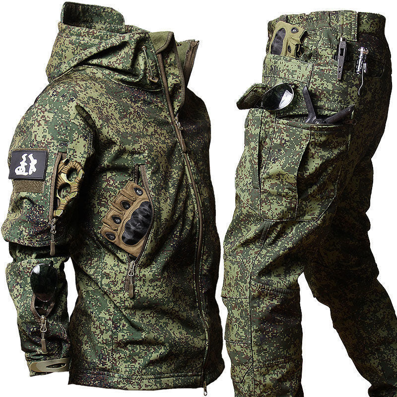 Winter Men's Camouflage Workwear And Assault Suit Set Lootquake LLC  Techno geeks