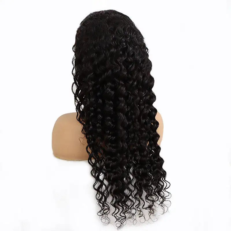 Real Person Wig 13 4 Lace Deep Rolled Wavy Human Hair Wig Natural Hair Lootquake LLC  Techno geeks