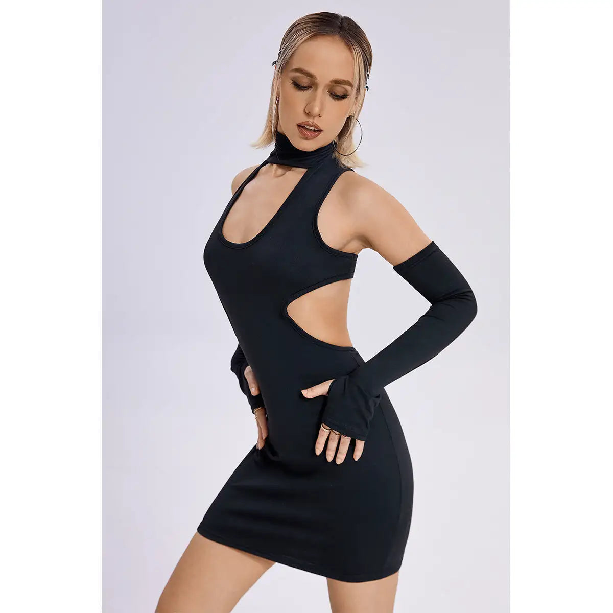 2023 Women's Fashion Summer Sleeveless Slim Short Mini Dress Club Dresses Lootquake LLC  Techno geeks
