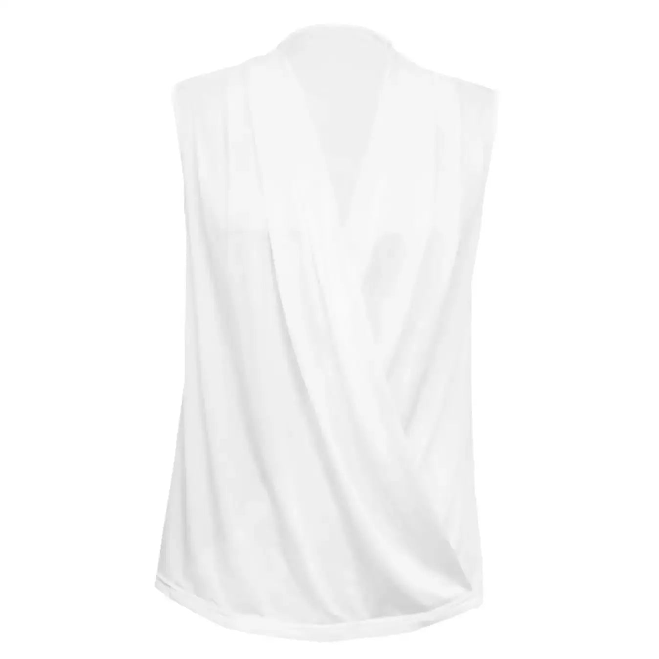 Women's Solid Color V-neck Off Shoulder Fashionable Versatile Camisole Vest Lootquake LLC  Techno geeks