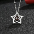 S925 Silver Five-pointed Star Diamond Simple Clavicle Necklace Lootquake LLC  Techno geeks