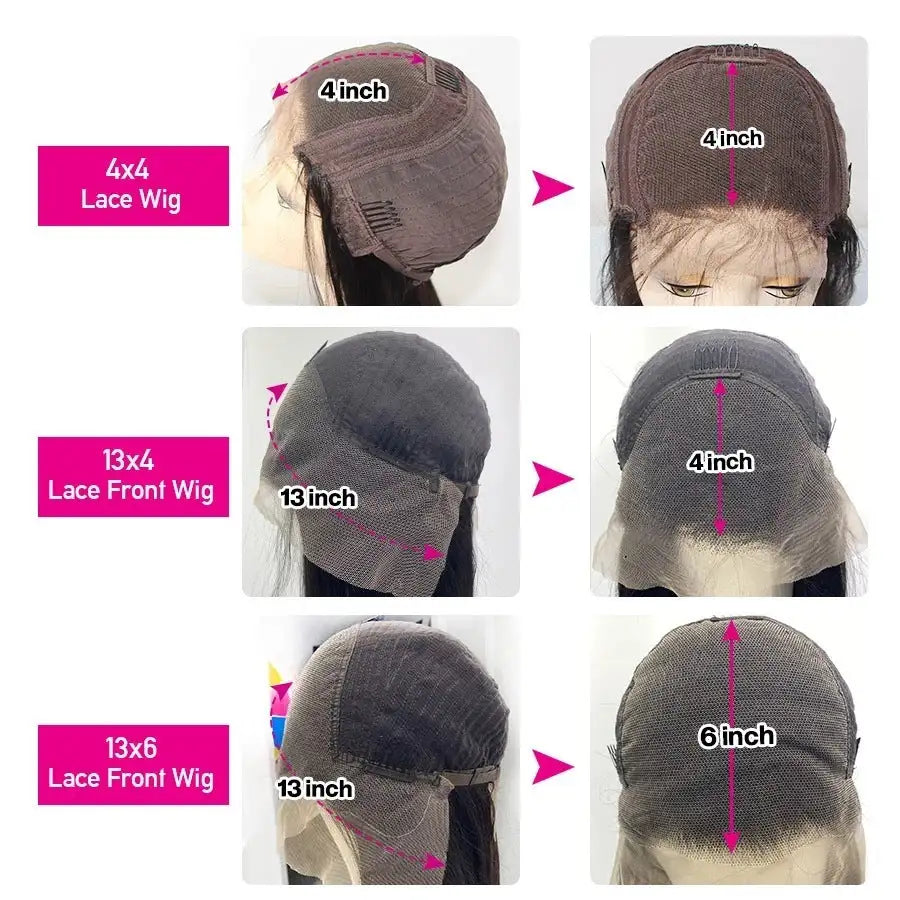 Real Human Hair Wig Lace Hair Set 9a Hair Quality Straight Hair Lootquake LLC  Techno geeks