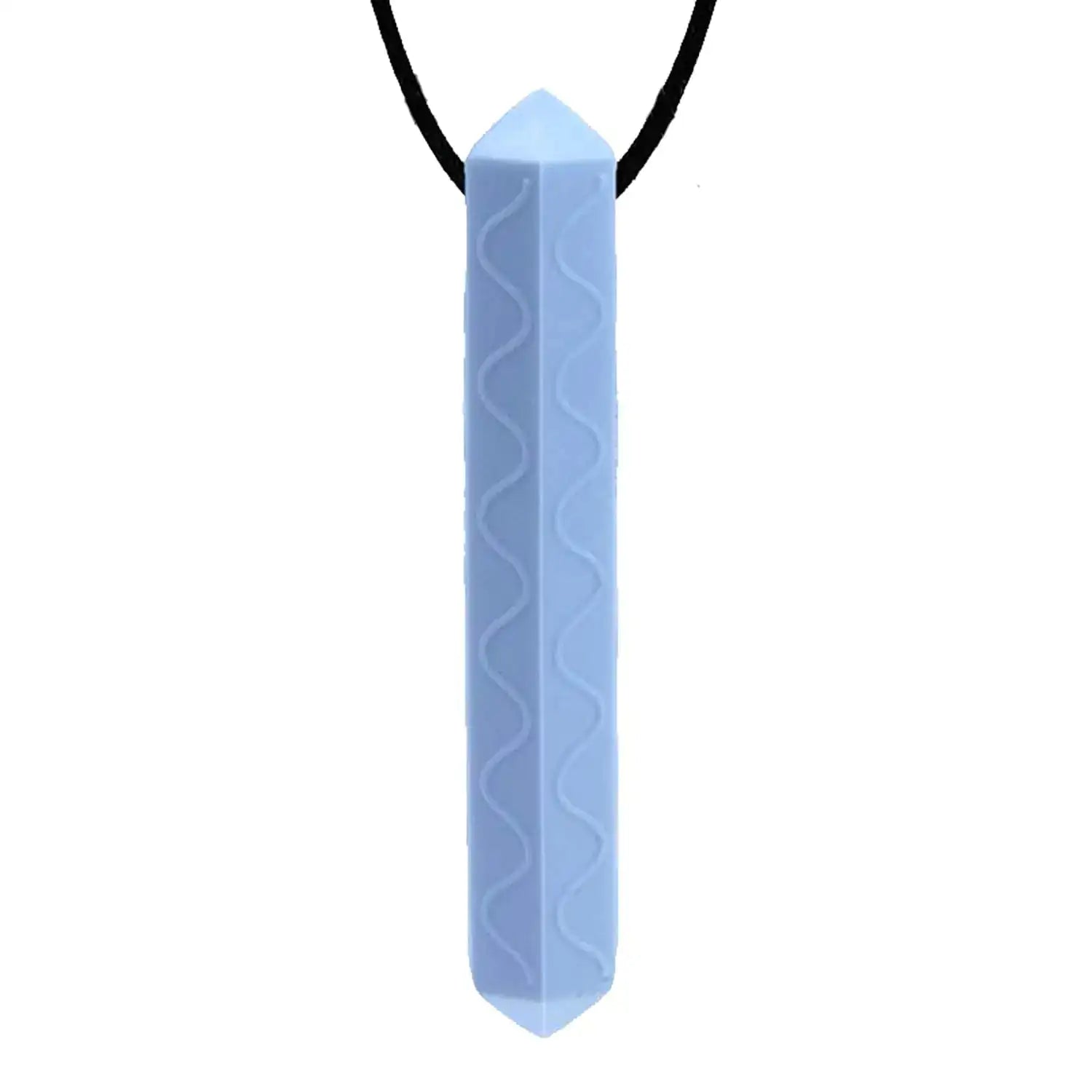 GNAWRISHING Sensory Chew Necklace 1-Pieces-Diamond Chew Necklaces for Kids with Autism ADHD SPD Chewing Oral Motor (Baby Blue) Lootquake LLC  Techno geeks