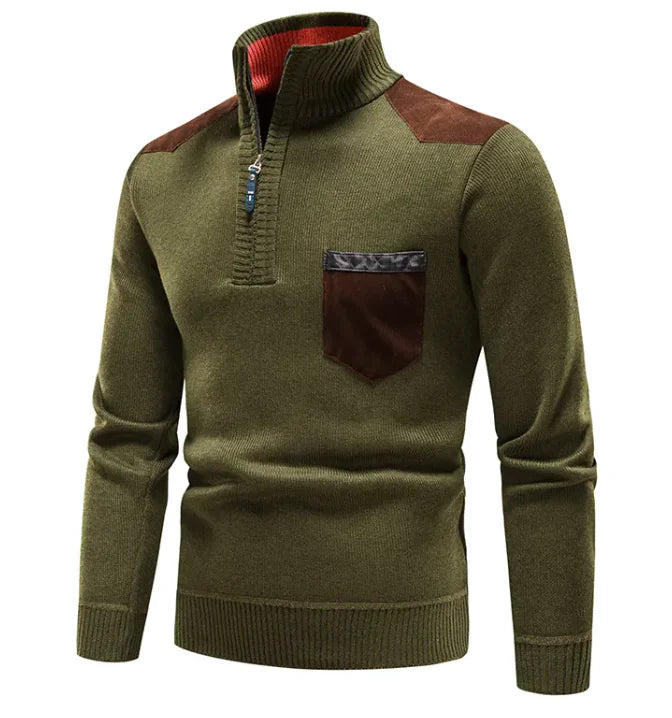 Cozy Plush Quarter-Zip Sweater Techno geeks  Techno geeks