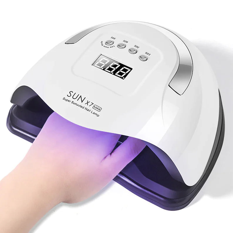 220W Nail Dryer LED Lamp UV Light Polish Gel Curing Machine Electric Manicure Techno geeks  Techno geeks