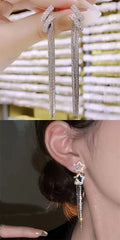 XINGX Water Drop Tassel Earrings Earrings Simple Lootquake LLC  Techno geeks